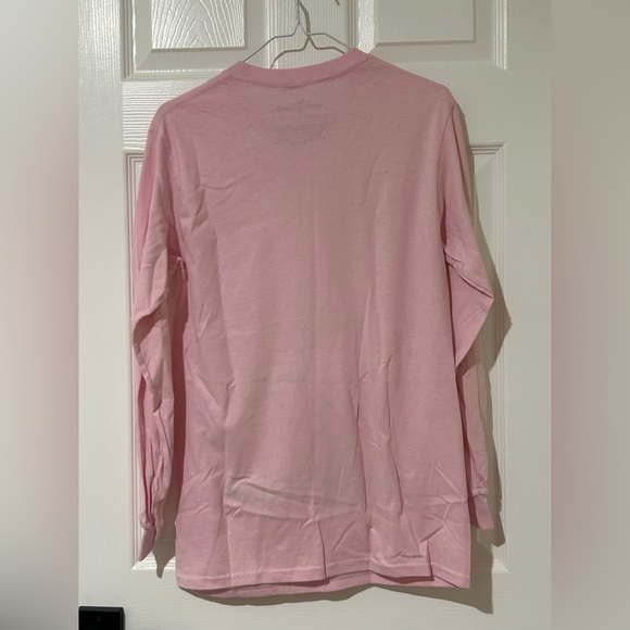 New Rolling Stones lick long sleeve pink crew neck T size small - Picture 4 of 4
